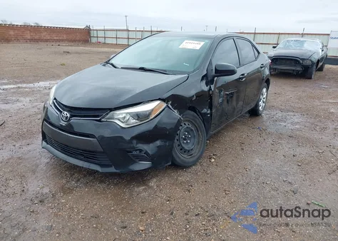 2016 Toyota Corolla Le from USA, damaged, VIN 5YFBURHE9GP404108